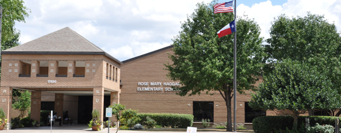 Haggar Elementary School front entrance 